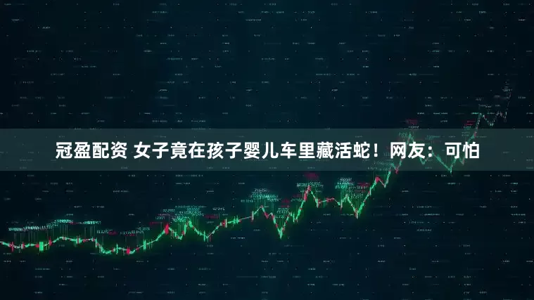 冠盈配資 女子竟在孩子嬰兒車里藏活蛇！網(wǎng)友：可怕