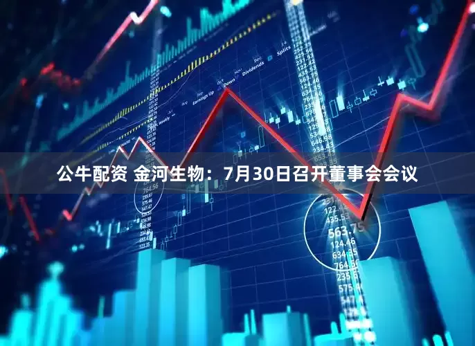 公牛配資 金河生物：7月30日召開董事會會議